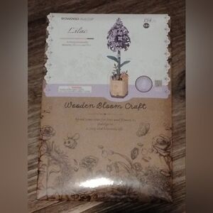 Lilac Wooden Bloom Craft Kit
